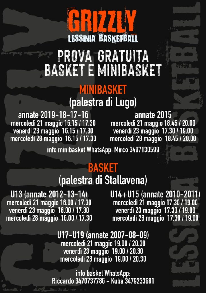 locandina prova minibasket